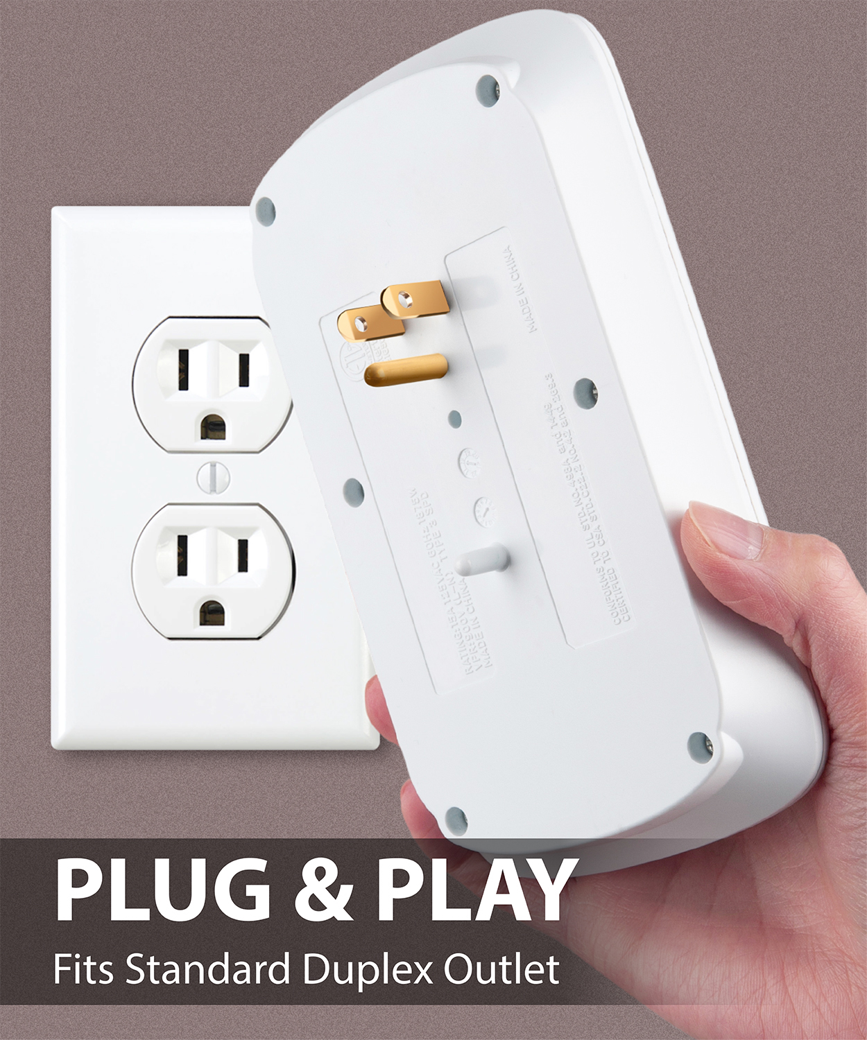 Fosmon 6 Outlet Surge Protector with 2 USB Ports photo 4