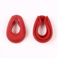 thumbnail image 4 of unbranded 2Pares Cubre Orejas De Silicona Para Teñir Protección Resistente Para Salón Ducha Rojo, 4 of 8