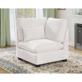 thumbnail image 1 of CHIC HOUSE Module Modular Oversized Couch Corduroy Customizable Chaise Chenille Fabric Ottoman Sectional Sofa Upholstered Convertible Seater Corner Couch, 1 of 9