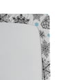 thumbnail image 3 of Ambesonne Snowflake Fitted Sheet 2 Pcs Set, Lace Style Winter, King, Blue Black White, 3 of 3