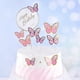 thumbnail image 3 of Adornos para Tartas con Mariposa Rosa, 10 Piezas Adornos para Magdalenas con Mariposas, Adornos para Tartas de Metal Dorado de Feliz cumpleaños para niñas y Mujeres, Decoraciones para Fiesta, 3 of 4