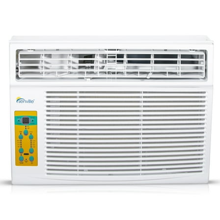 Senville 6,000 BTU Window Air Conditioner, Cooling for Rooms up to 250 sq ft, Washable Filter, Easy to Use