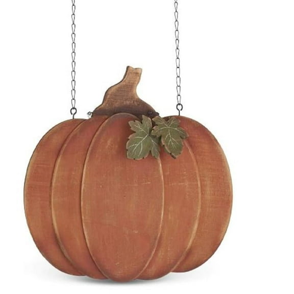 Rustic Wooden Orange Pumpkin Arrow Replacement Sign