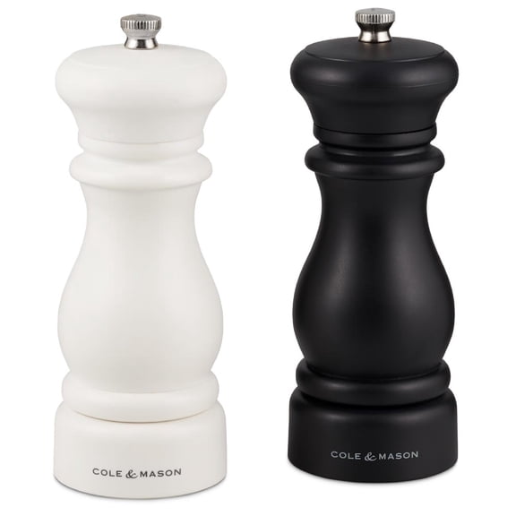 Cole & Mason Southwold Salt & Pepper Mill Gift Set with Ceramic Mechanism for Accurate Grind
