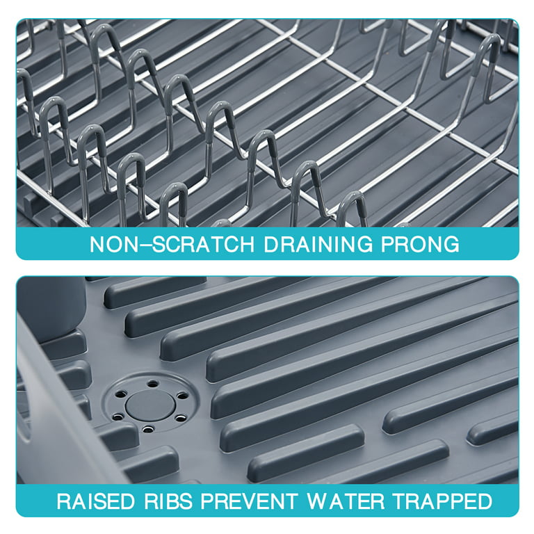 KINGRACK Expandable Dish Drying Rack Over The Sink Adjustable Dish Rac –  Kingrack Home