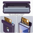 thumbnail image 4 of Allytech Case for Samsung Galaxy Z Flip 7 with Hinge Protection [Card Slot] - Ultra Thin Automatic Hinged Hard PC Shockproof Anti-Scratch Full Body Protective Case - Darkpurple, 4 of 6