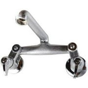 Avalon Adjustable Wall Mount Cast Body Laundry and Kitchen Faucet - Chrome Finish