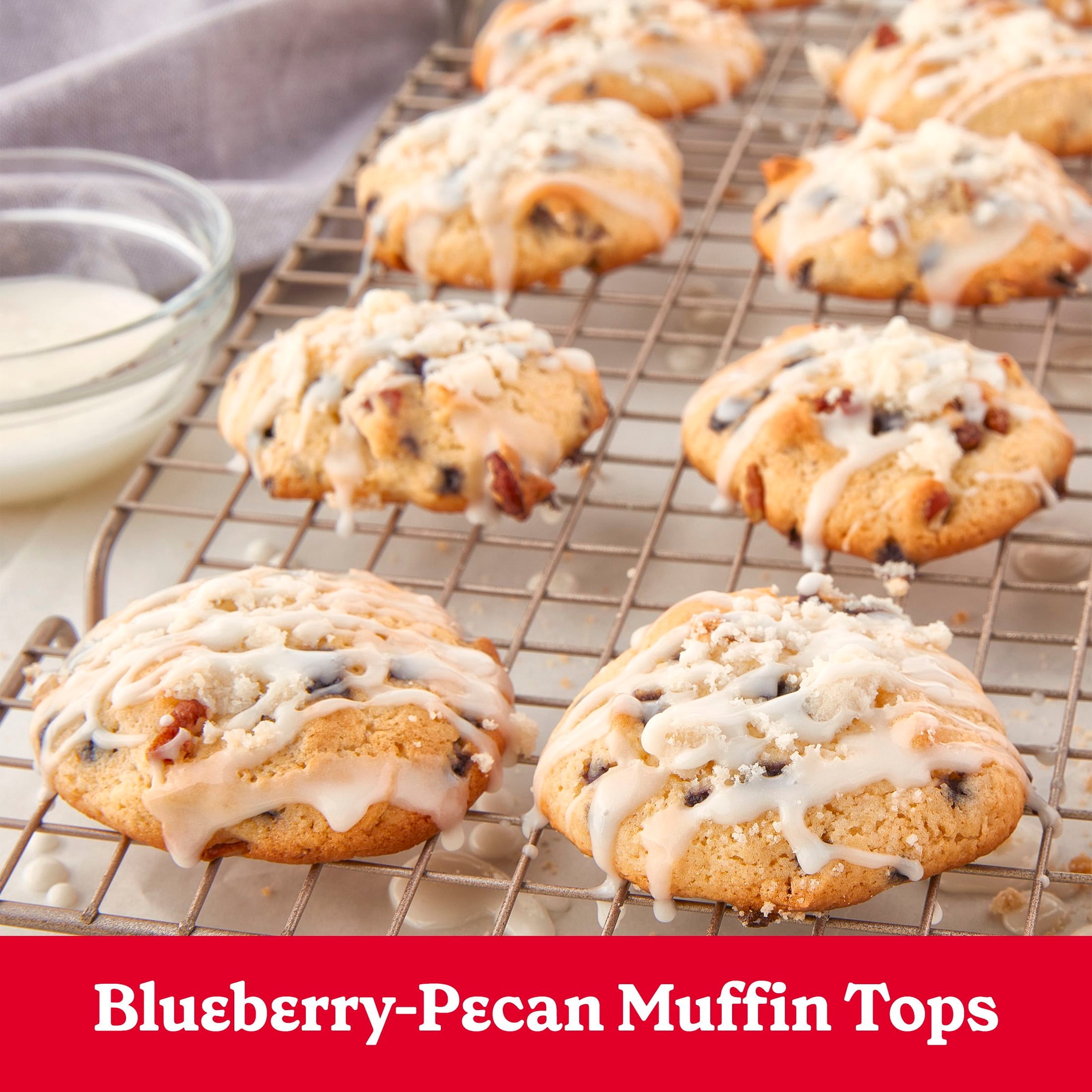 Betty Crocker Muffin Tops Mix, Blueberry, With Topping, 11.9 oz