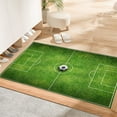 thumbnail image 5 of Indoor Football Field Game Rug, Sports Style Carpet, 24x35 Inches, for Young Ones Playroom, Living Room, Bedroom, Entrance Door Mat, by FAJHHA, 5 of 8