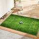 thumbnail image 5 of Xihbxyly Alfombra de Campo de Fútbol, Decoración Deportiva para Interiores, Alfombra Antideslizante de Poliéster, Versátil para Sala de Estar, Dormitorio, Uso Doméstico y Exterior, Color Verde, 90 X, 5 of 6