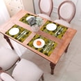 thumbnail image 6 of PUREYAH Table Placemats Set of 1 , Washable Heat Resistant Diamond-Shaped Floral Pattern Table Decorations Placemats for Dining Room Kitchen, 6 of 6