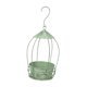 thumbnail image 4 of Macetero colgante con forma de jaula para pájaros, decoración metálica, soporte versátil para plantas. Verde desgastado, 4 of 8