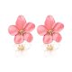 thumbnail image 1 of Moda Nueva Pendientes Europea y Personalidad Tendencia Color Doble Capa Flor Studs Dulce Pendientes, 1 of 5