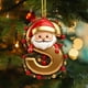 thumbnail image 3 of Decoraciones de Árbol de Navidad 26 Letras Colgante Ornamentos Personalizados para la Decoración Del Hogar, 3 of 3