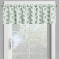 thumbnail image 2 of Ambesonne Ivory and Blue Window Valance, Spring Leaves, 54" X 12", Pale Blue Ivory, 2 of 5