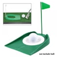 thumbnail image 2 of Golf Putting Cup Green Golf Ball Putting Mat Golf Training Aid with Hole Flag for Indoor Outdoor Golf Practice, 2 of 6