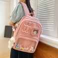 thumbnail image 6 of ZPAQI Shoulder Bag for Student Clear Pocket Bag Rucksack Versatile Nylon School Bag, 6 of 21