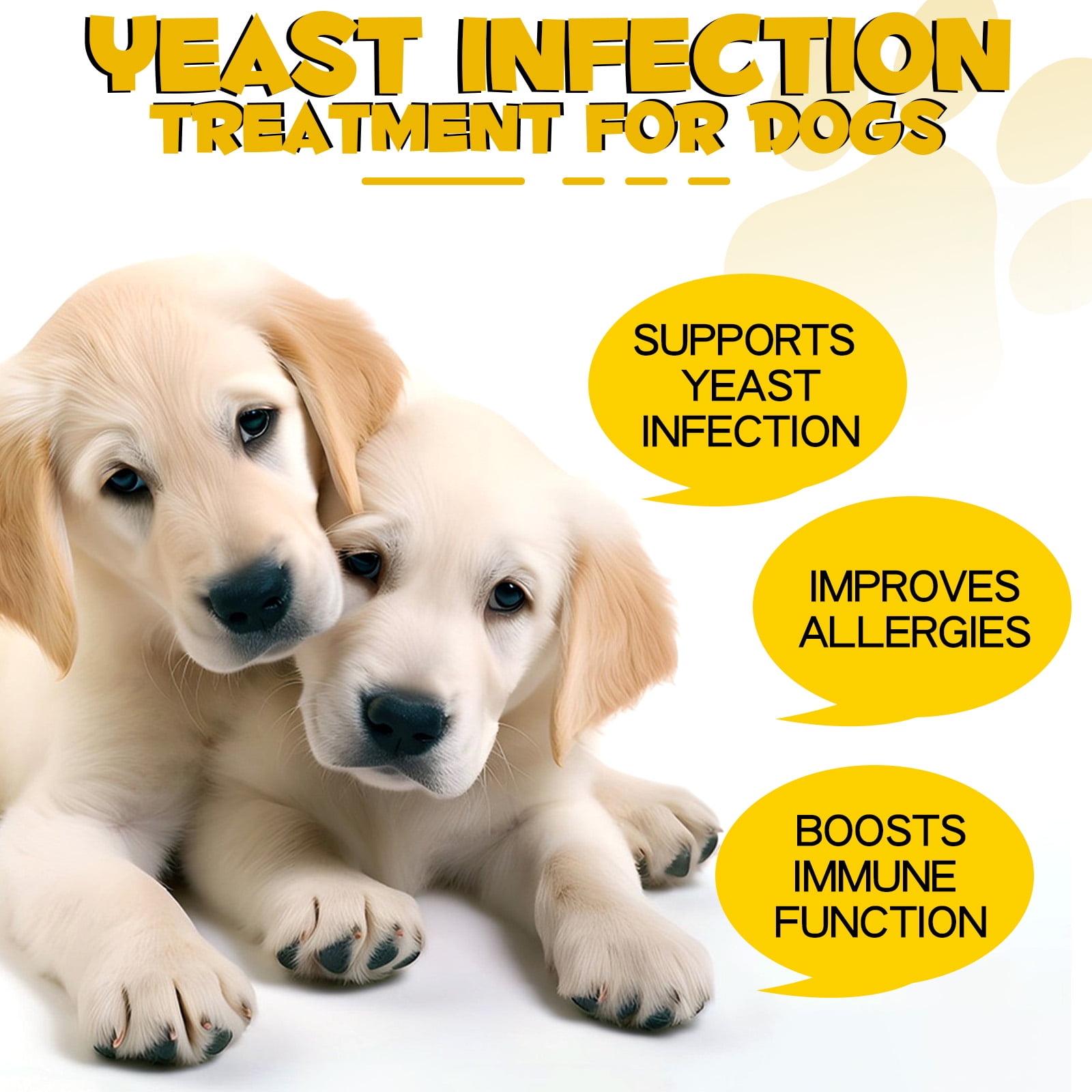 Oimmal Natural Yeast Infection for Dogs, Support Healthy Itch & Inflammation Relief, Coat & Skin Health Support | Dog Yeast Ear Infection Drops 2 oz - 2Pack