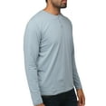 thumbnail image 3 of X RAY JEANS Mens Long Sleeve Henley T-Shirt, Slate Blue, XL, 3 of 5