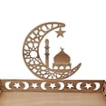 thumbnail image 3 of Bandeja de para postres de Eid Mubarak, platos Decoración de Almacenamiento de alimentos Bandeja musulmana de Eid Bandeja de Ramadán, para CUTICAT Bandeja de servir, 3 of 4