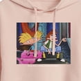 thumbnail image 3 of Hey Arnold! - Stoop Kid - Juniors Cropped Pullover Hoodie, 3 of 5