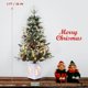 thumbnail image 5 of 3ft desktop christmas tree 2-pack - 78 leds, 8-mode con snowman light base, 5 of 5