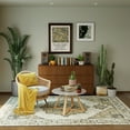 thumbnail image 4 of ASPILLOW Machine Washable Area Rug 5x7 Brown Soft Anti-slip Carpet Vintage Inspired Distressed Low Pile for Living Room Dining Room Bedroom Den, 4 of 8