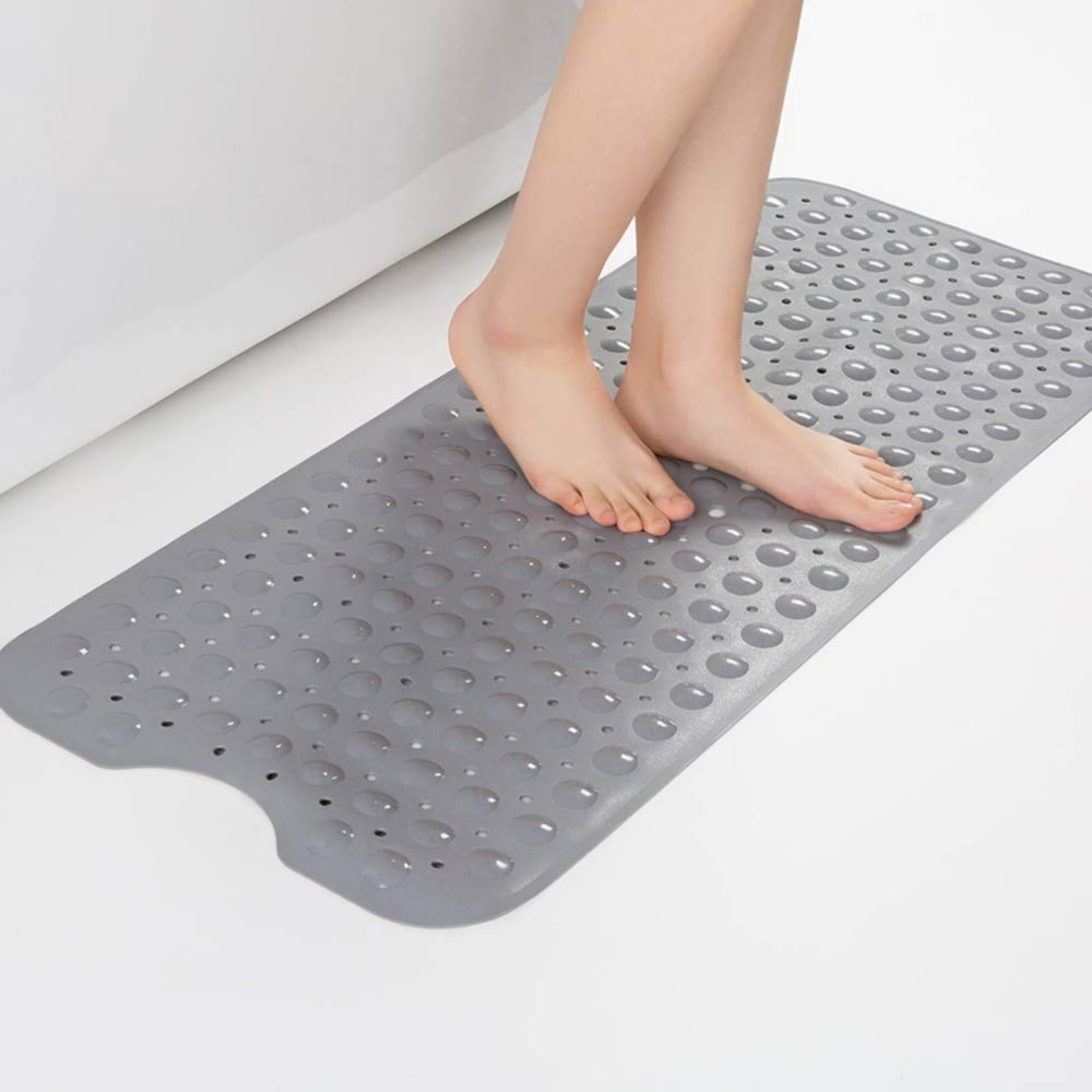 Bath Tub Mat, 40 x 16 Inches Non-Slip Shower Mats with Suction Cups and ...