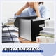 thumbnail image 5 of Carpeta de archivos multifunción del organizador de documentos de la oficina carpeta práctica de plástico en expansión, 5 of 5