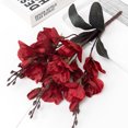 thumbnail image 3 of Ramo de novia de magnolia con flores artificiales DociDaci para decoración del hogar, suministros para bodas, fiestas de Navidad, accesorios de fotografía, 3 of 5