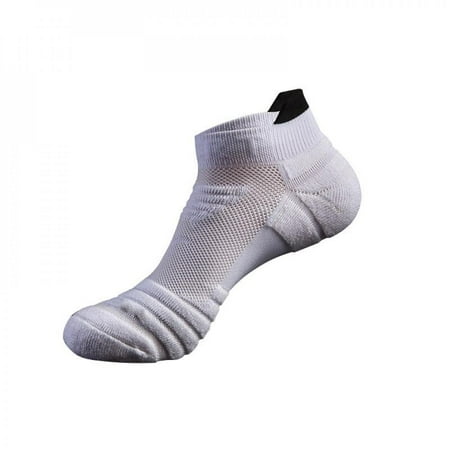 

1pair Sports Socks Comfortable Running Ankle Socks Breathable Outdoor Hiking Cycling Socks White