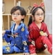 thumbnail image 3 of Disney-Conjunto de pijama de seda satinada para niños, ropa de dormir, pantalones, Tops, adolescentes, niñas, niños, Mickey y Minnie, de 3 a 10 años, 3 of 3