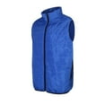 thumbnail image 3 of hgsbede Men's Autumn Winter Zipper Fashion Pure Color Waistcoat Vest Top Coat, 3 of 9