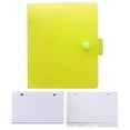 thumbnail image 2 of Preplabs 3x5 Index Card Folder with Button Closure & Dividers, Portable Index Card Organizer for Study Notes & Flashcards, Durable Poly Folder for 3x5 Cards, 5.3" x 4.5" x 1.4", 2 of 4