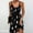 Multicolour, variant on drppepioner Summer Dress Women'S Traceless V-Neck Printed Double Shoulder Suspender Skirt Women'S Dress