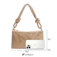 thumbnail image 5 of LEZMORE Women's Chic Evening Handbag Sparkly Crystal Clutch Purse Rhinestone Hobo Bags Shoulder Underarm Bag Gold, 5 of 16