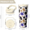 thumbnail image 4 of Leopard Print 30oz Handheld Travel Tumbler with Handle – Double Wall Stainless Steel Insulated Cup, Flip Straw Lid, Leak-Proof & BPA-Free for Hot and Cold Drinks – Durable Coffee & Juice Mug, 4 of 6