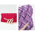 thumbnail image 4 of Kukuzhu Women Evening Bags Woven Chic Wedding Party Evening Clutch Purse Handbag, 4 of 4