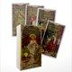 thumbnail image 1 of Tarot Art Nouveau dorado de 12x7cm, adivinación del destino, juego de cartas de fiesta familiar, tamaño estándar con manual de papel3687, 1 of 5