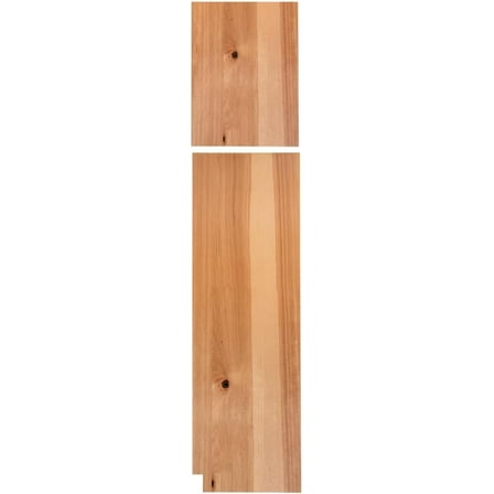 Quicklock RTA (Ready-to-Assemble) | Base Kitchen Cabinets - Shaker Style | Made in America | Soft Close Hardware (Rustic Hickory, .25"X23.25"X84" Right End Panel)