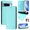 Mint, variant on Compatible with Google Pixel 8 Pro Wallet Case, PU Leather Flip Case with RFID Blocking Card Slots, Kickstand Slim Fit Magnetic Wireless Charging Phone Cover for Google Pixel 8 Pro, Purple