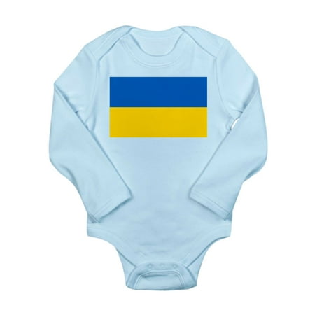 

CafePress - Flag Of Ukraine Body Suit - Long Sleeve Infant Bodysuit