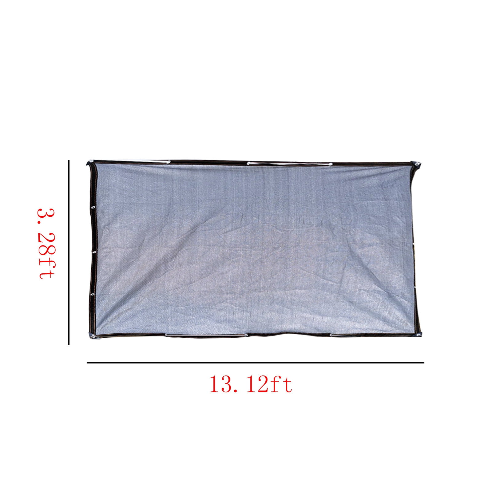 Summer Savings Clearance! Boovnll Sun Shades Outdoor Patio, 3.3x13.2Ft Rectangle Sand UV Block Sunshade Mesh Insulation Permeable Heavy Duty Shade Cloth for Outdoor Patio Yard Garden, Sun Shade
