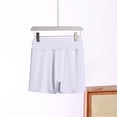 thumbnail image 4 of Bixock Women Pajamas Shorts Loungewear Shorts Sleep Shorts Elastic High Waist Soft Stretchy Daily Indoor Homewear Sleepwear Base Layer Trousers Women Clothings, 4 of 5
