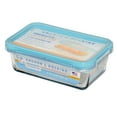 Anchor Hocking TrueLock Locking Lid Glass Food Storage Containers, 3.75