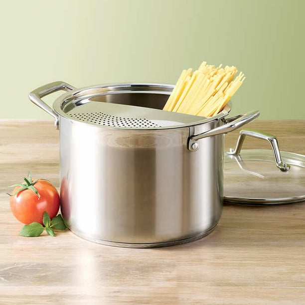 Tramontina Ensemble de casserole pour cuiseur de pâtes à pizza, 5,7 L (6  qt.) 