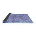 thumbnail image 2 of Ahgly Company Indoor Round Abstract Blue Contemporary Area Rugs, 8' Round, 2 of 4