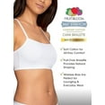 thumbnail image 3 of Fruit of the Loom Women's Spaghetti Strap Cotton Pullover Sports Bra Value Pack, 3 of 6