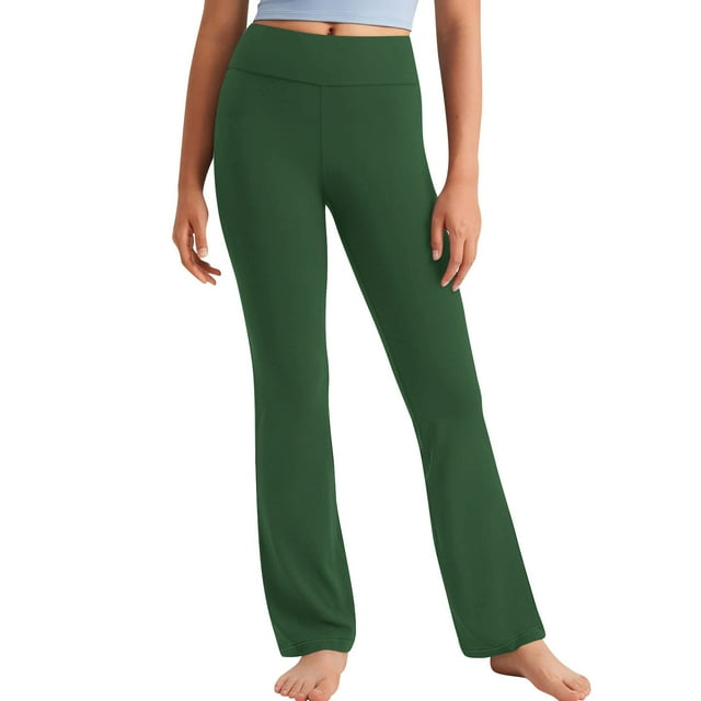 Pantalon Taille Haute Tout-Petit Enfants Mignon Doux Élasticité Droit Mode