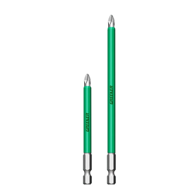 Riwesomey Destornillador más verde, broca, destornillador, herramientas de repuesto, 90/150mm, 2 uds. Type3 NO3 Riwesomey TO007915-02